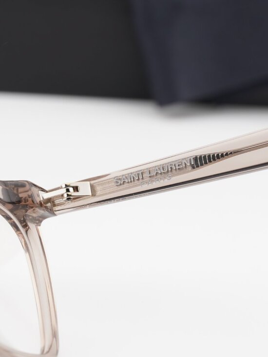 Saint Laurent SL518 004 Square Eyeglasses – Brown 56mm main image 7